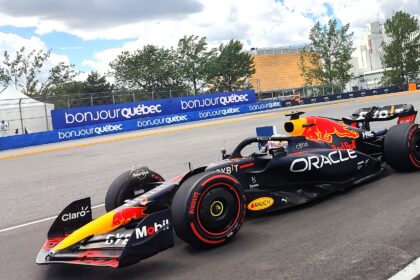 Max Verstappen au volant de sa RedBull au Grand Prix du Canada 2022, Photo Steeve Fortin