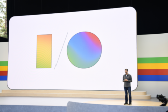 Sundar Pichai, PDG Google et Alphabet lors de la conférence I/O 24
