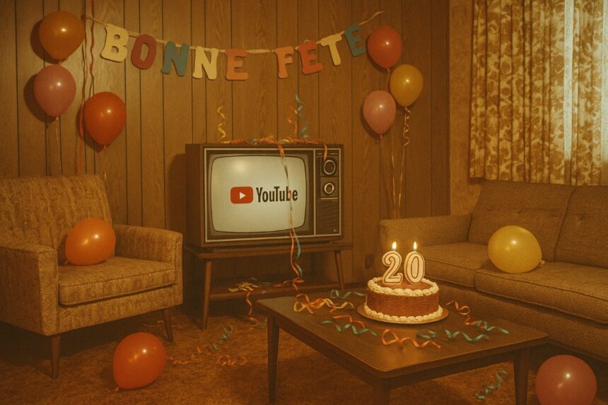 YouTube célèbre ses 20 ans aujourd’hui – MinuteTech