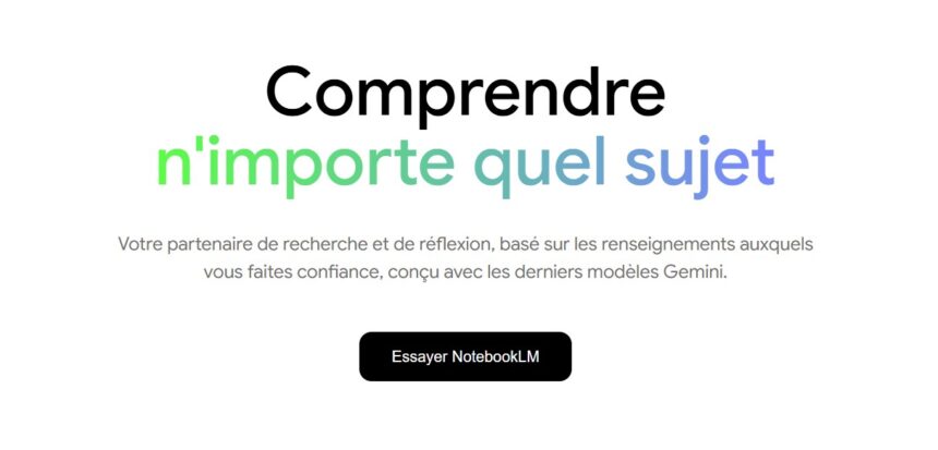 NotebookLM transforme vos textes en balado en quelques secondes – MinuteTech